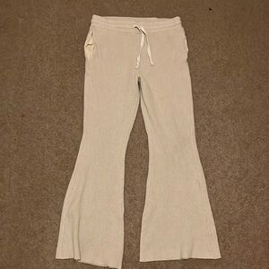 American Eagle Waffle Flared Pants